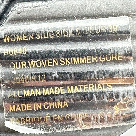 Mountrek SportShift Tour Woven‎ Skimmer Gore Black Comfort Slip On Shoes SZ 8 - Picture 10 of 12